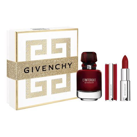 coffret rouge a levres givenchy|L'Interdit, composition parfum Givenchy .